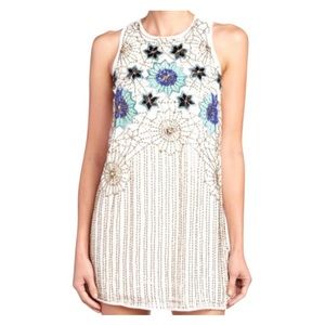 Cynthia Steffe White detail Beaded Dress